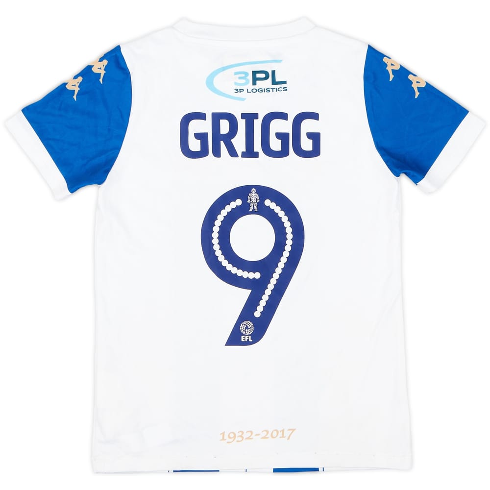 2017-18 Wigan Home Shirt Grigg #9 - 6/10 - (5-6 Years)