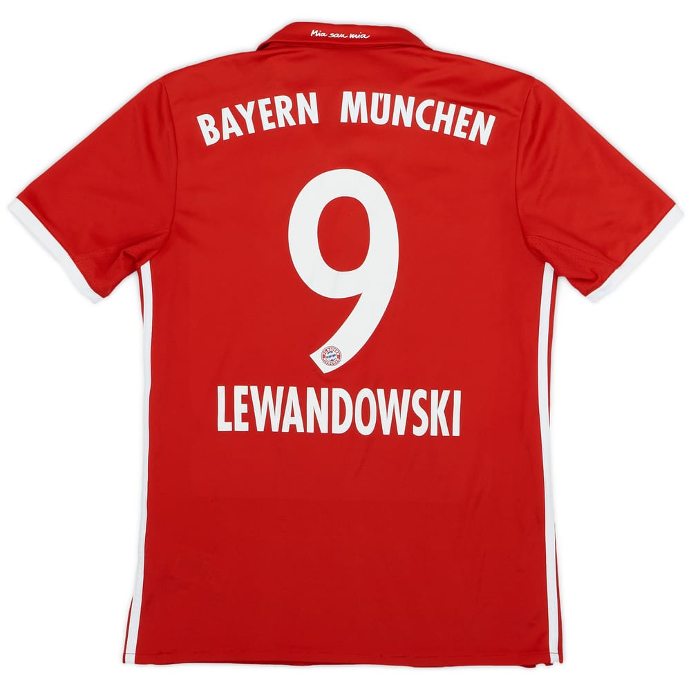 2016-17 Bayern Munich Home Shirt Lewandowski #9 - 8/10 - (S)