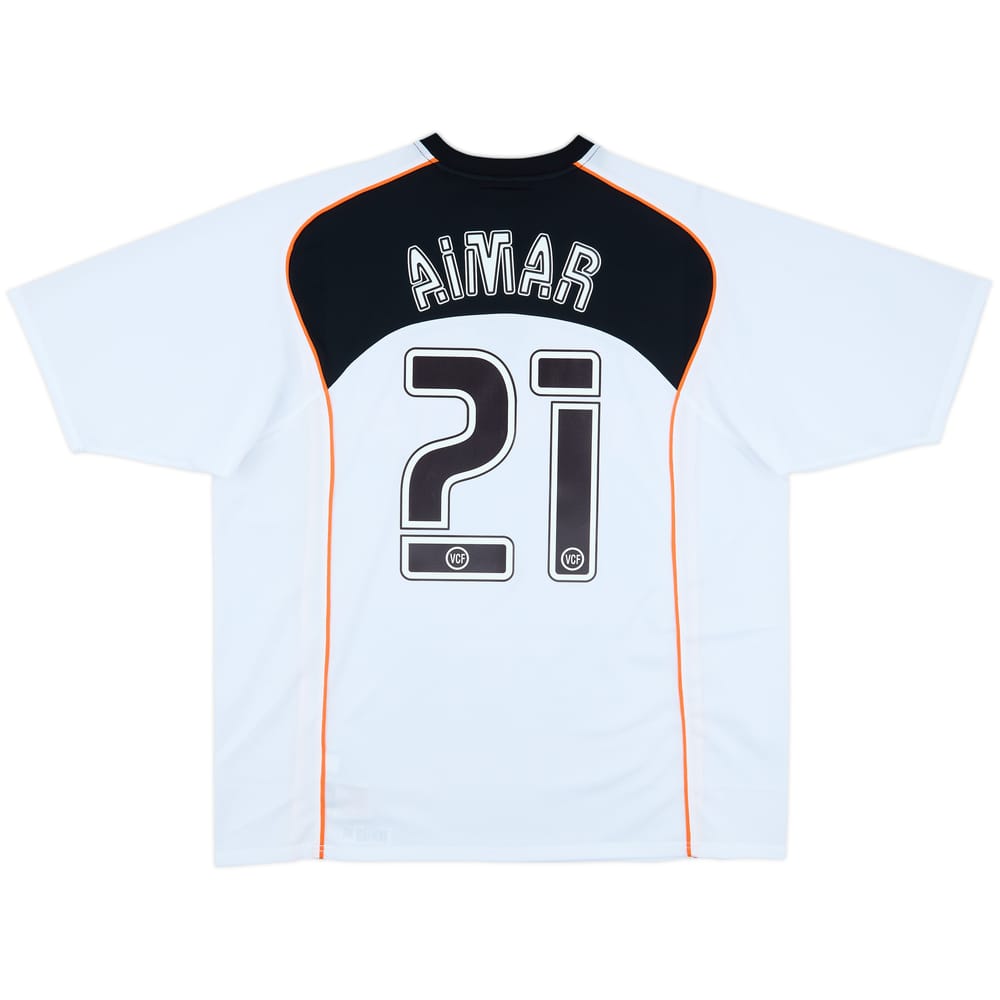 2004-05 Valencia Basic Home Shirt Aimar #21 - 10/10 - (XL)