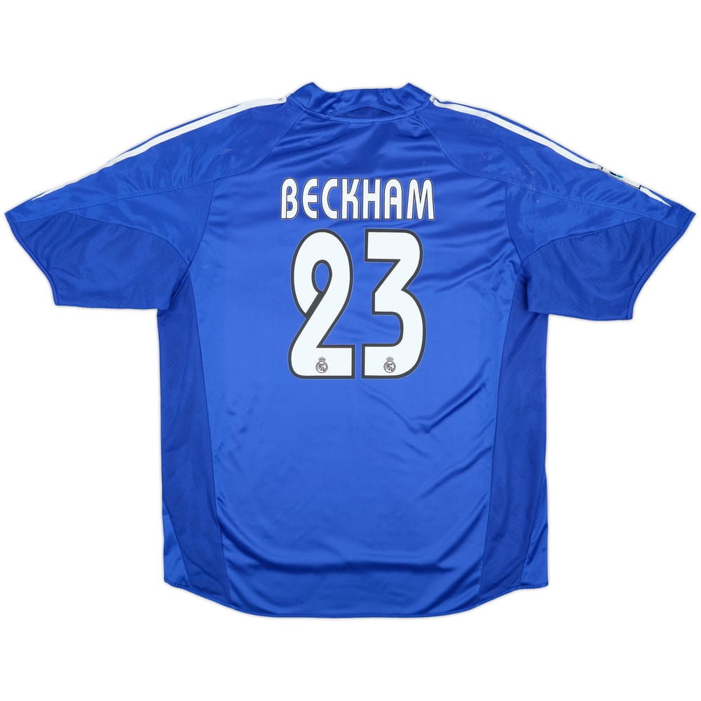 2004-05 Real Madrid Third Shirt Beckham #23 - 5/10 - (XL)