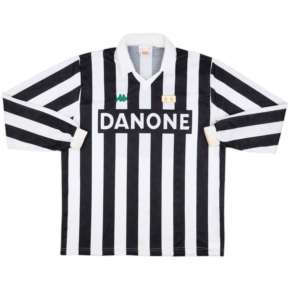 1992-94 Juventus Home L/S Shirt - 8/10 - (XL)