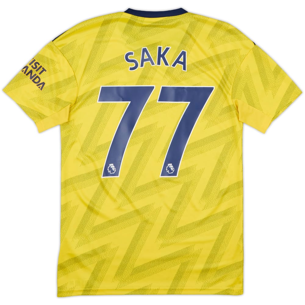 2019-20 Arsenal Away Shirt Saka #77 - 7/10 - (S)