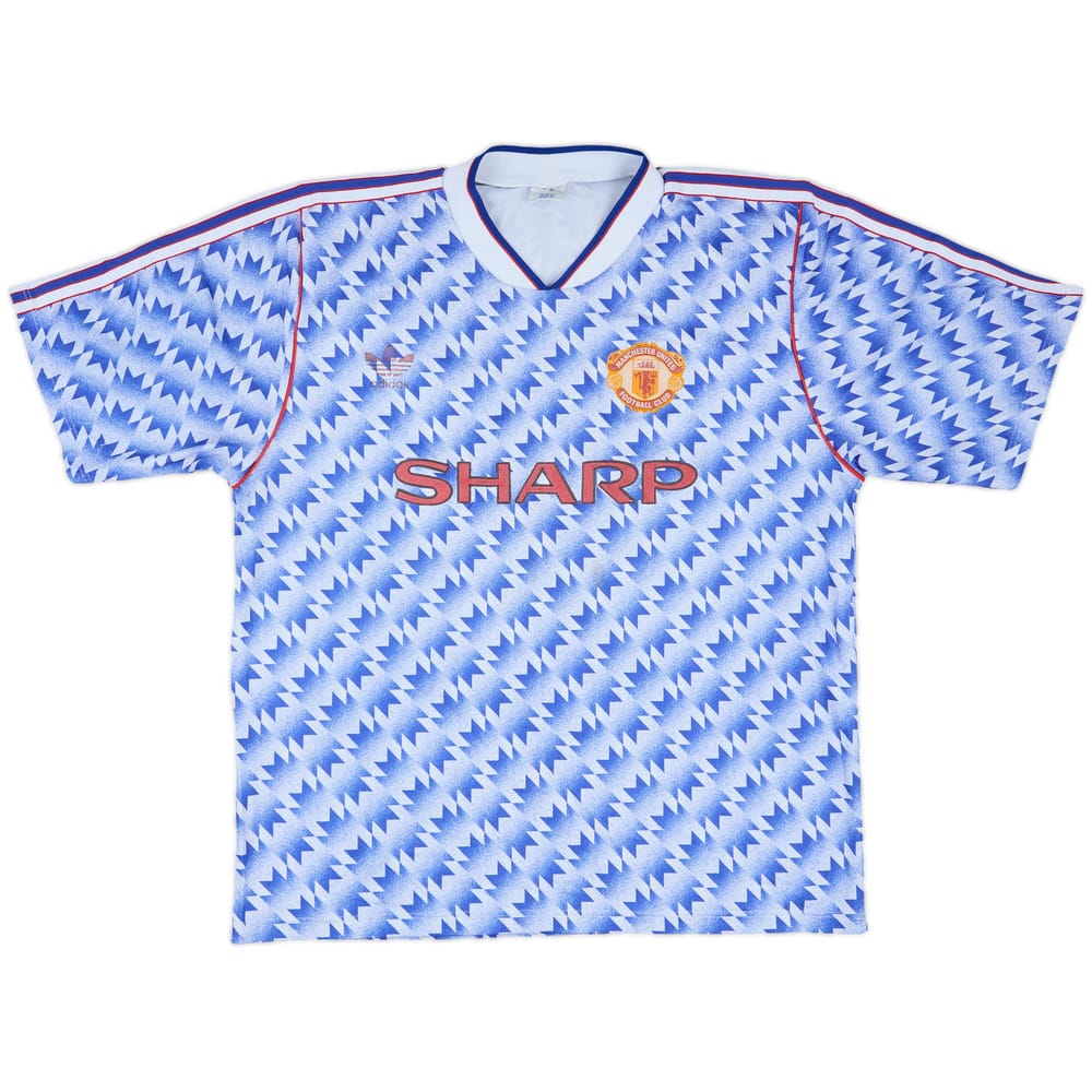 1990-92 Manchester United Away Shirt - 5/10 - (L/XL)
