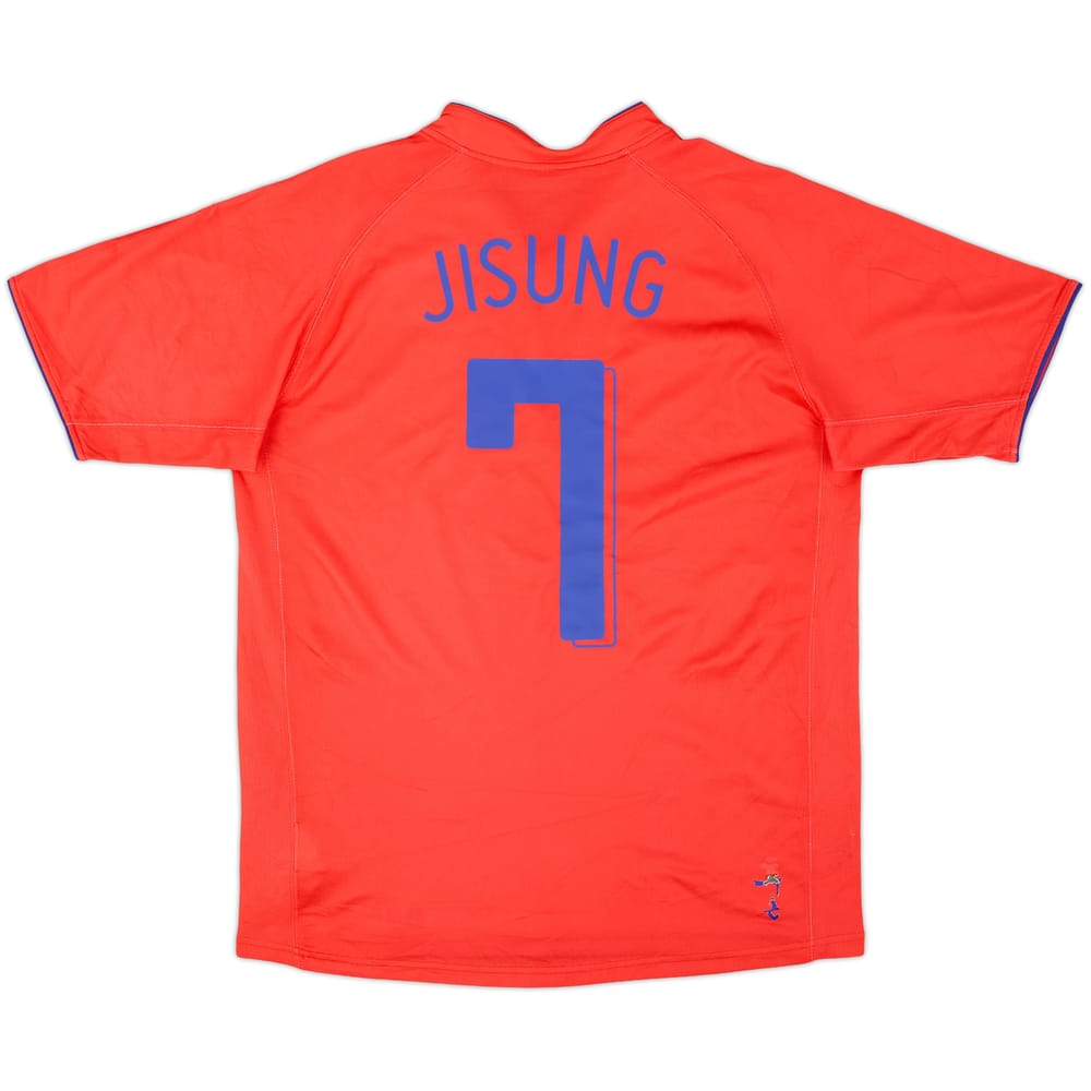 2006-08 South Korea Home Shirt Ji Sung #7 - 7/10 - (L)