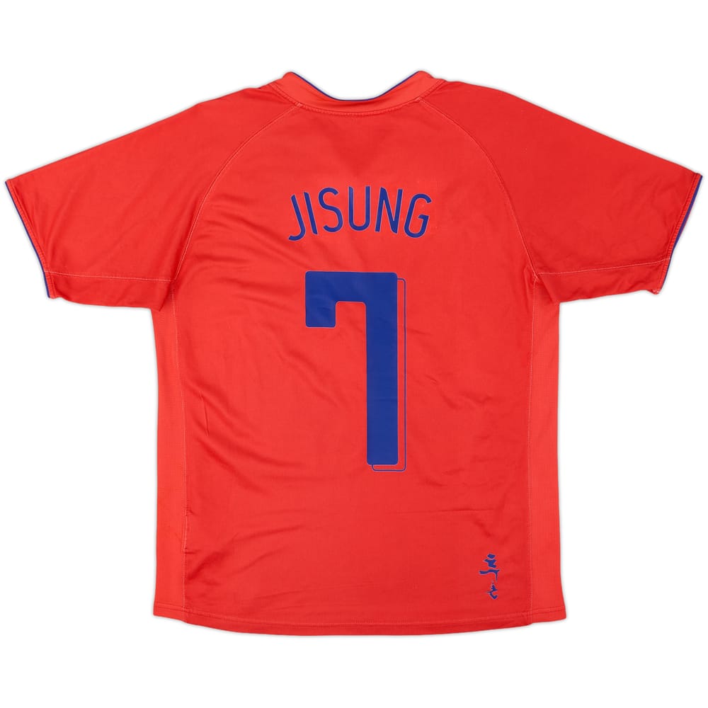 2006-08 South Korea Home Shirt Ji Sung #7 - 7/10 - (M)