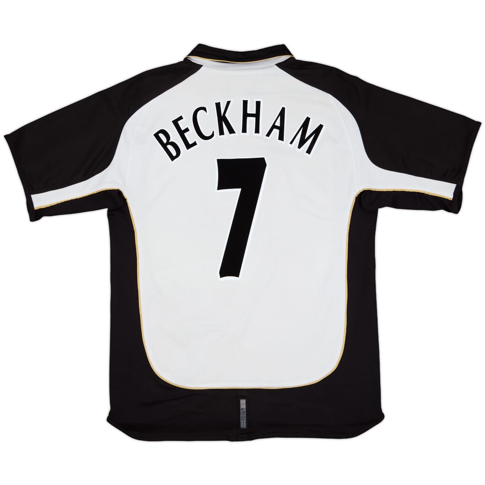 2001-02 Manchester United Centenary Away/Third Shirt Beckham #7 - 5/10 - (L)