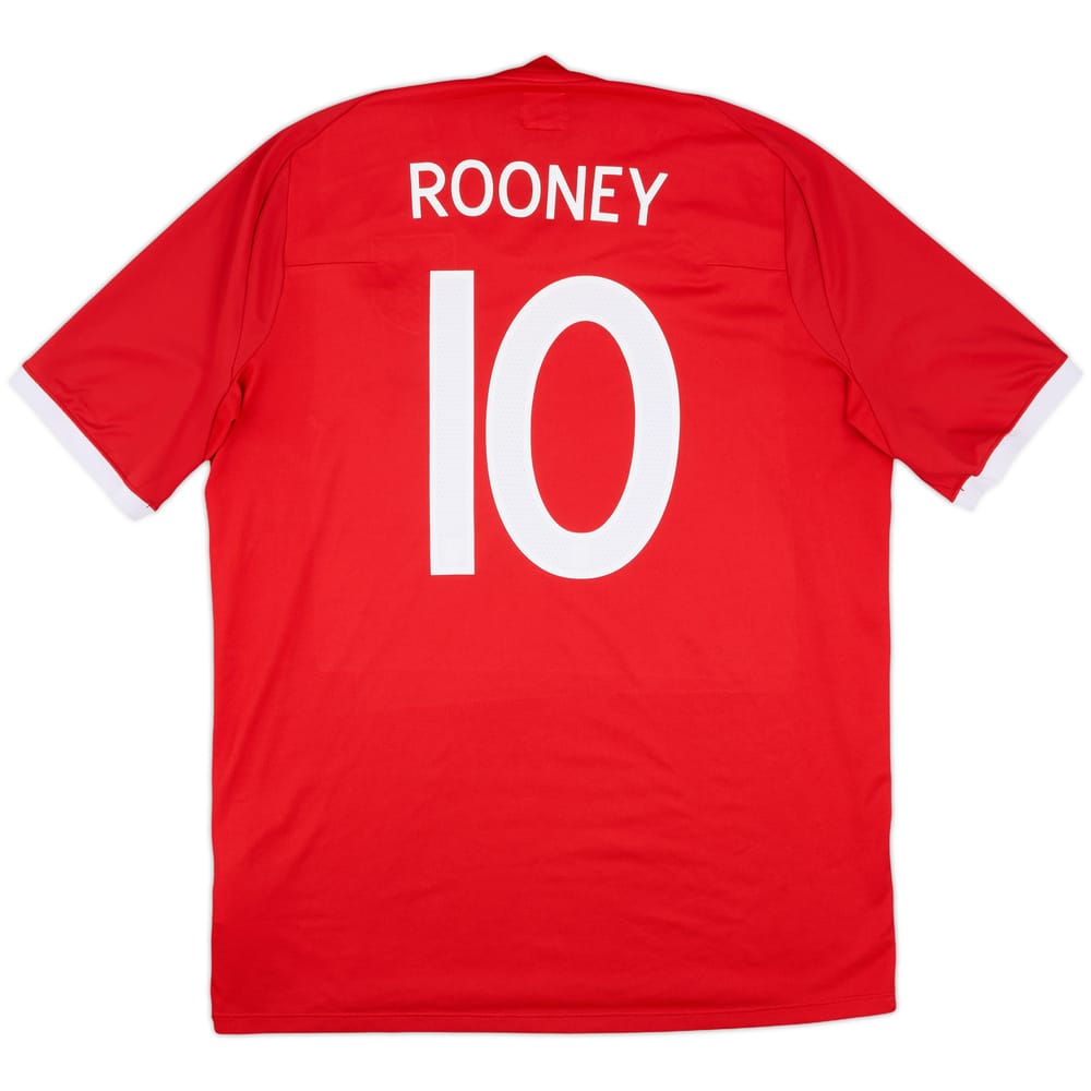 2010-11 England Away Shirt Rooney #10 - 8/10 - (L)