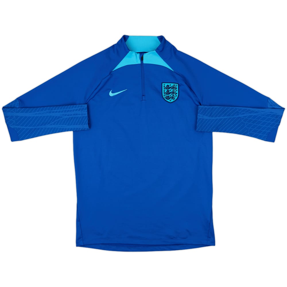 2022-23 England Nike 1/4 Zip Drill Top - 10/10 - (M)