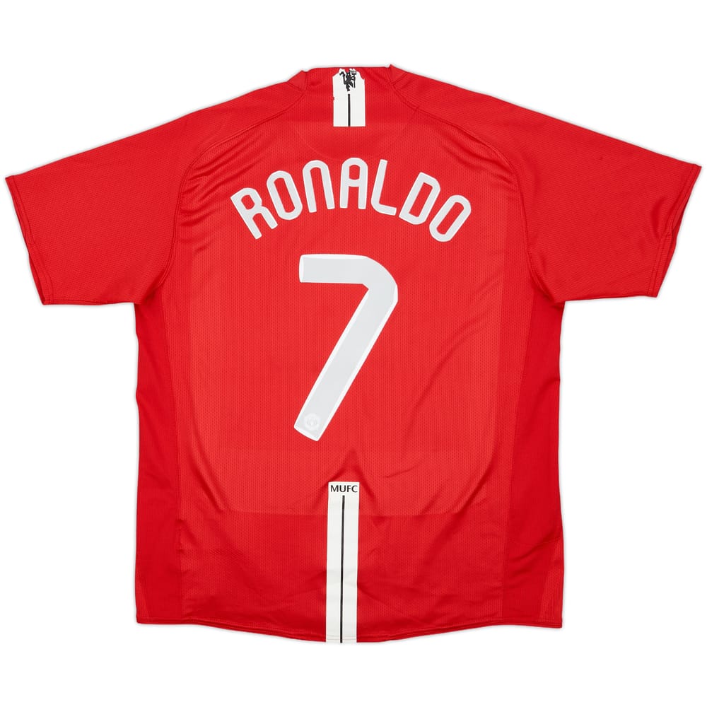 2007-09 Manchester United Home Shirt Ronaldo #7 - 6/10 - (L)