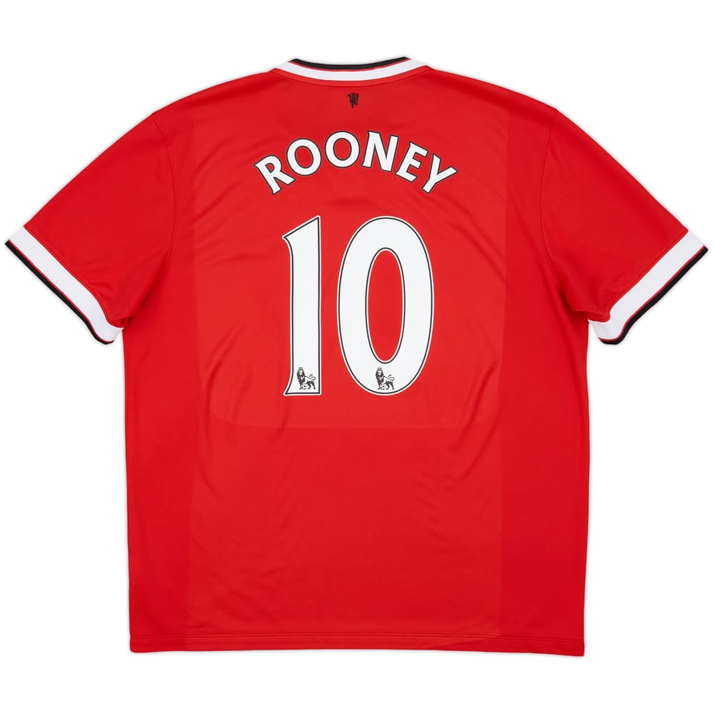 2014-15 Manchester United Home Shirt Rooney #10 - 6/10 - (XL)