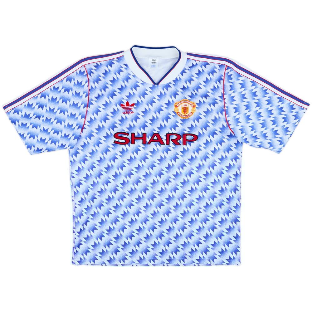 1990-92 Manchester United Away Shirt - 9/10 - (L)