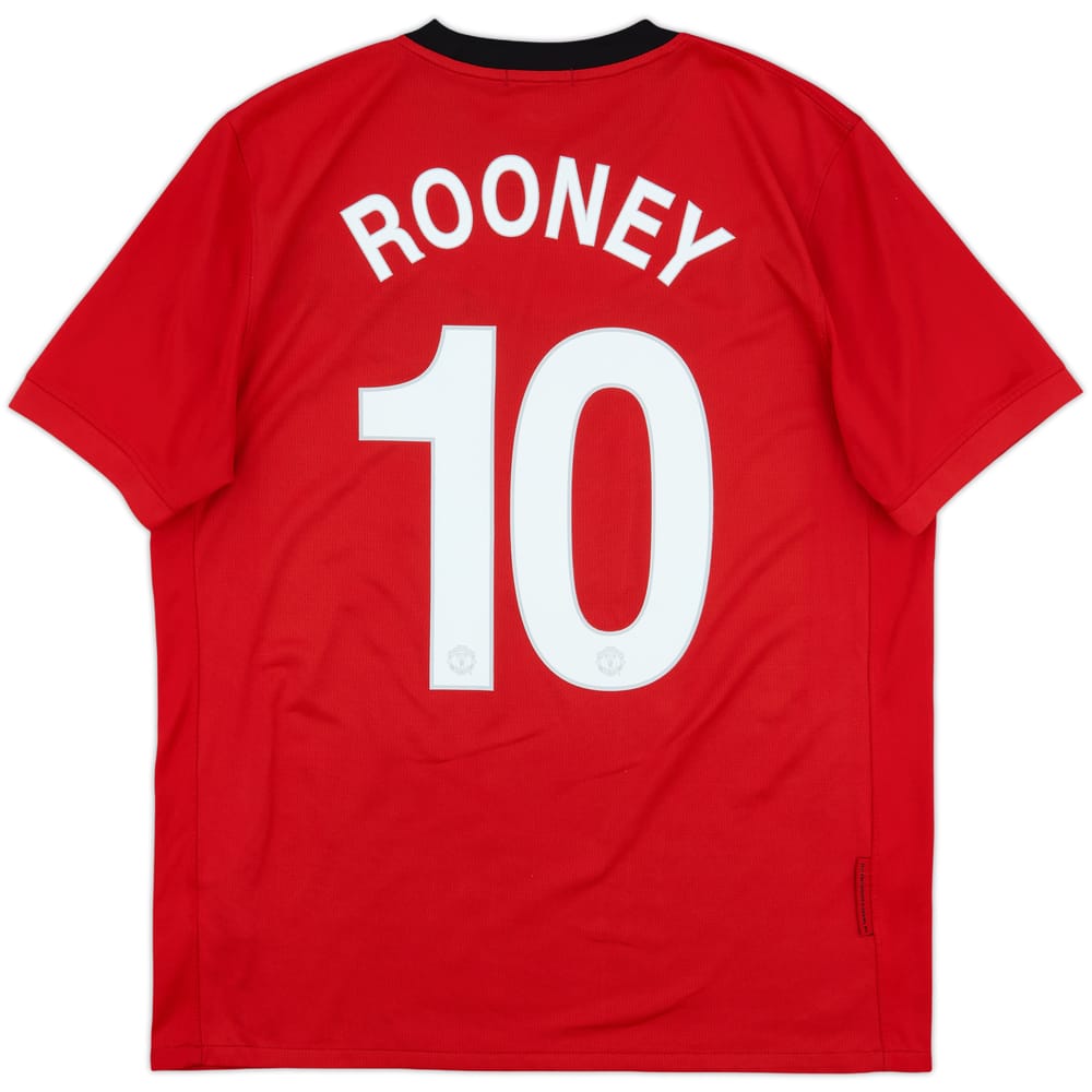 2009-10 Manchester United Home Shirt Rooney #10 - 6/10 - (L)