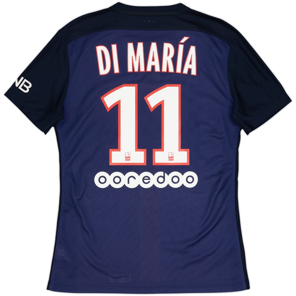 2016-17 Paris Saint-Germain Authentic Home Shirt Di Maria #11 - 10/10 - (M)