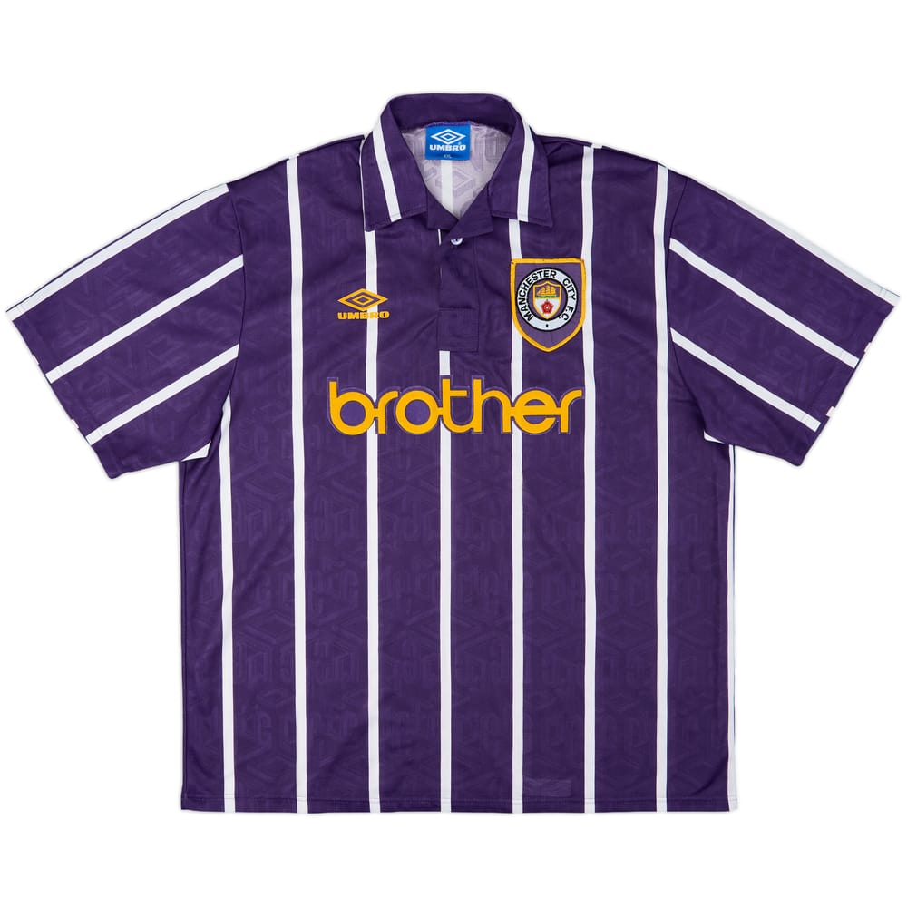 1993-94 Manchester City Away Shirt - 8/10 - (XXL)