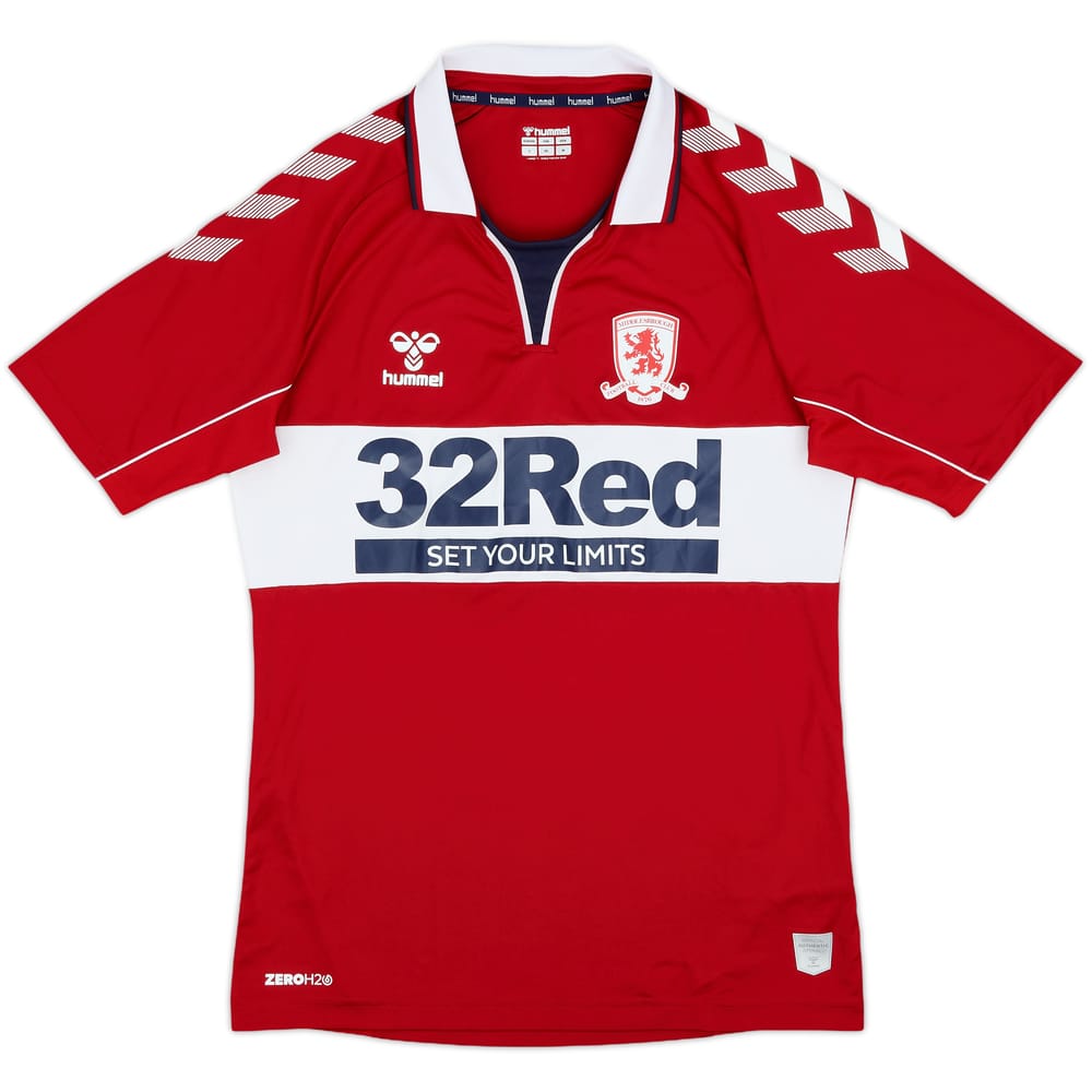 2020-21 Middlesbrough Home Shirt - 8/10 - (S)