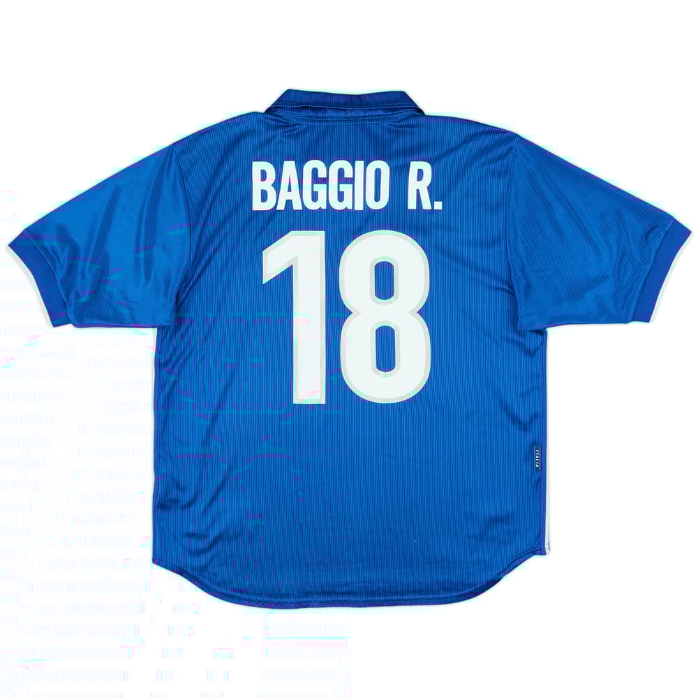1997-98 Italy Home Shirt Baggio R. #18 - 8/10 - (L)