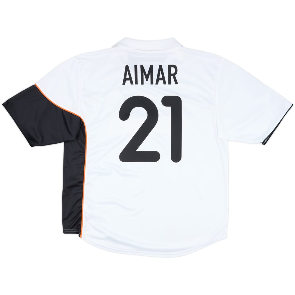 2001-02 Valencia Home Shirt Aimar #21 - 7/10 - (XL)