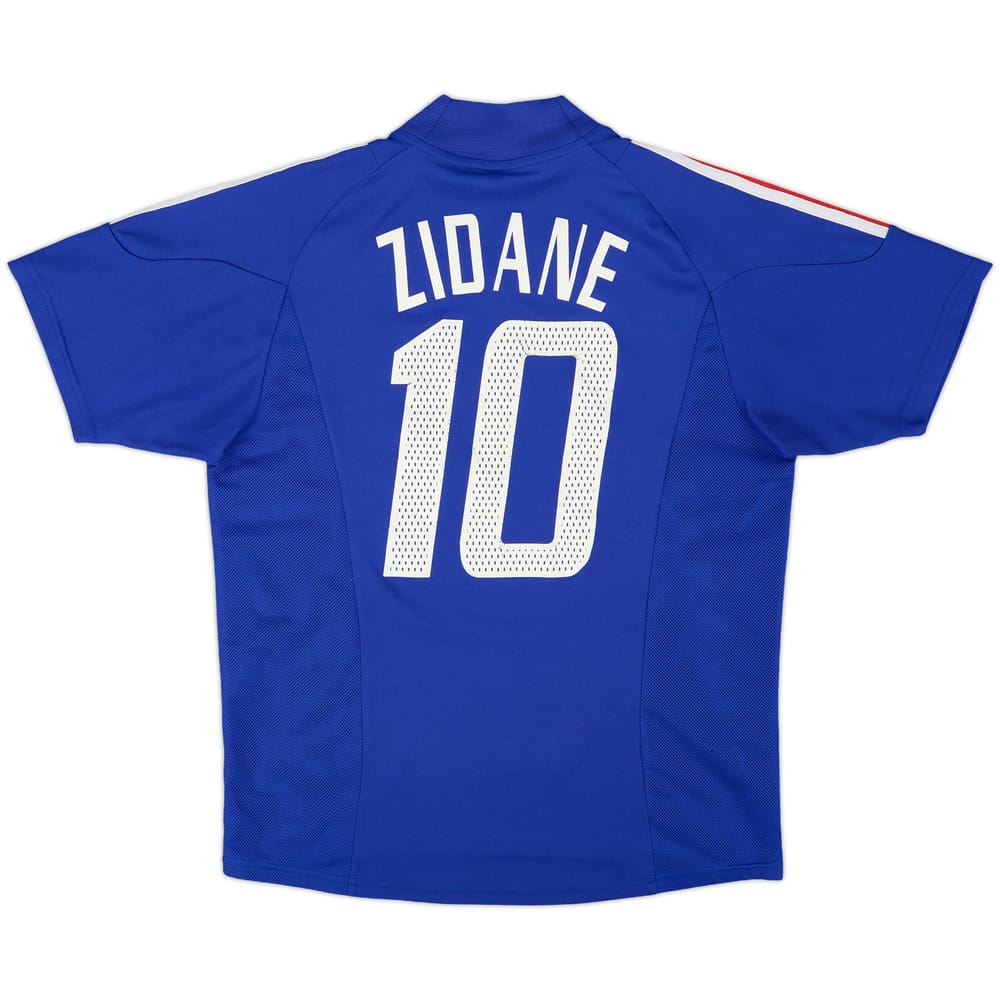 2002-04 France Home Shirt Zidane #10 - 6/10 - (M)