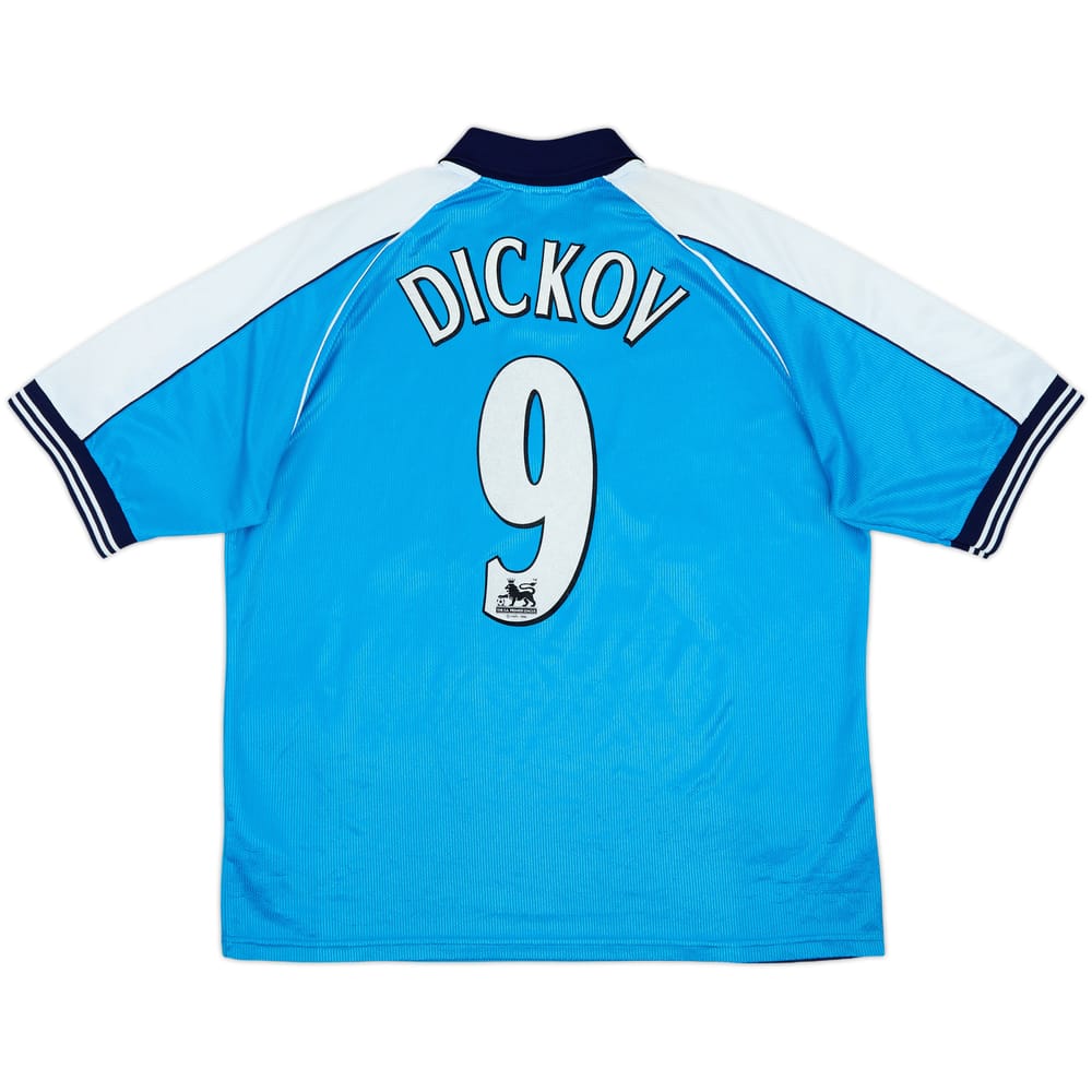 1999-01 Manchester City Home Shirt Dickov #9 - 8/10 - (L)