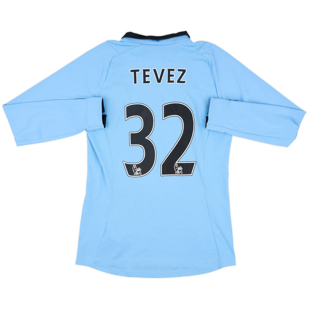 2012-13 Manchester City Home L/S Shirt Tevez #32 - 8/10 - (M)
