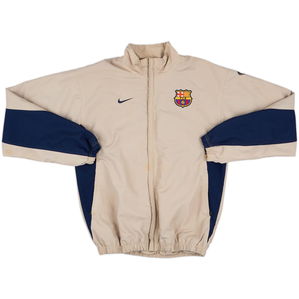 2003-04 Barcelona Nike Track Jacket - 7/10 - (XL.Boys)