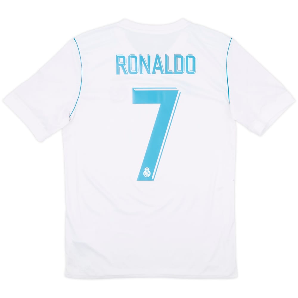 2017-18 Real Madrid Home Shirt Ronaldo #7 - 8/10 - (XL.Boys)
