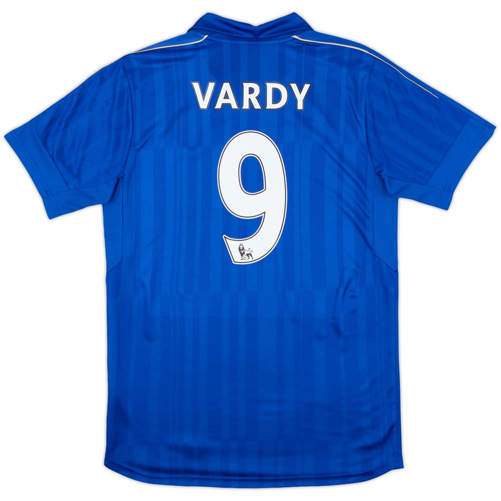 2016-17 Leicester Home Shirt Vardy #9 - 8/10 - (M)