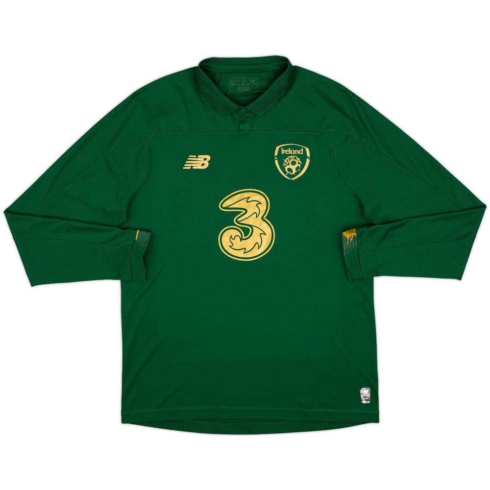 2019-20 Ireland Home L/S Shirt - 7/10 - (L)