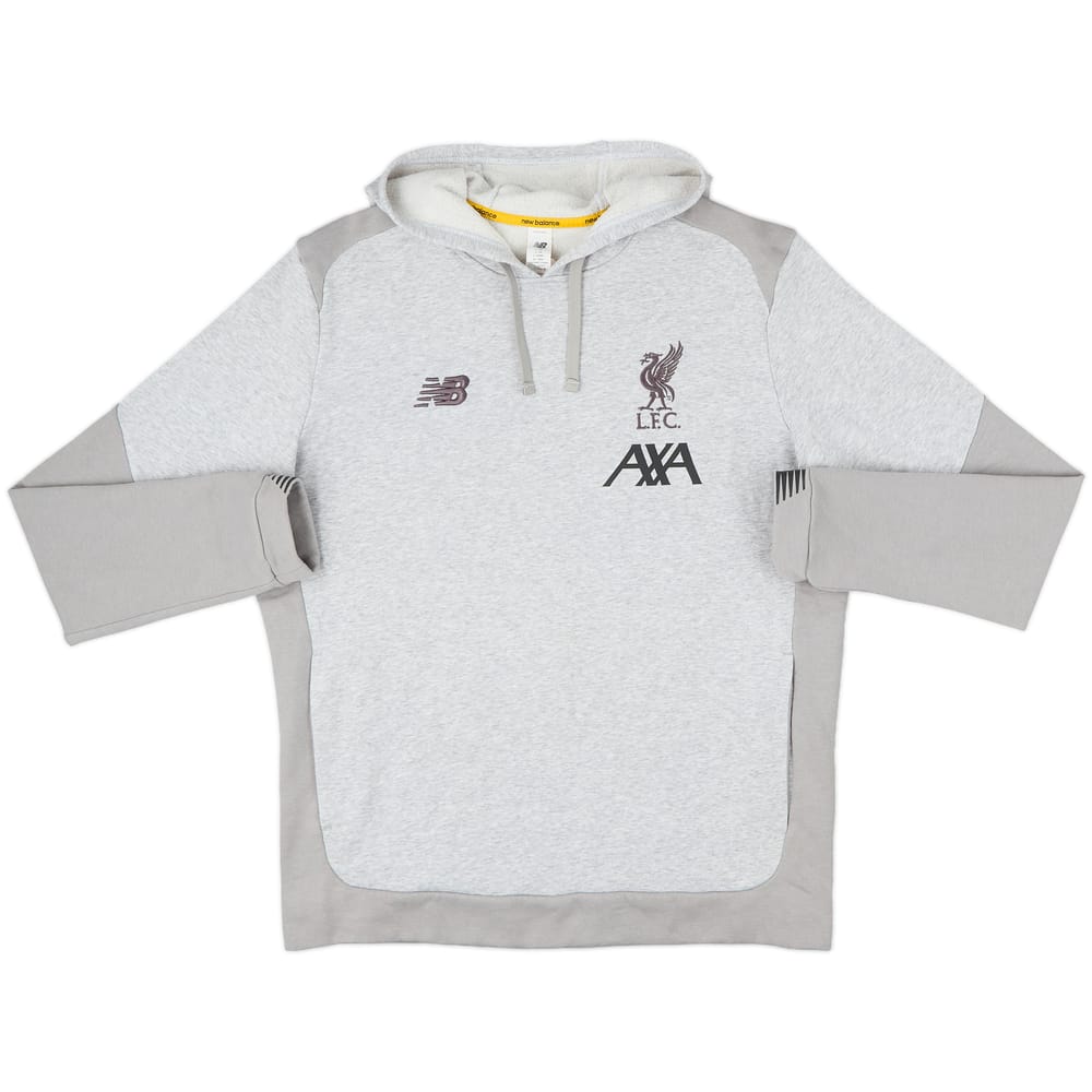 2019-20 Liverpool New Balance Hooded Sweat Top - 10/10 - (L)