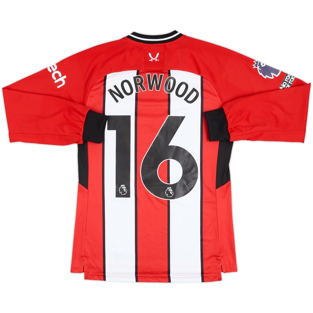 2023-24 Sheffield United Match Issue Home L/S Norwood #16