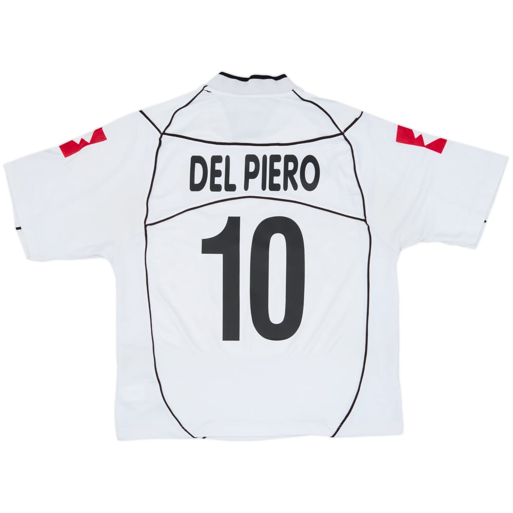 2002-03 Juventus Away Shirt Del Piero #10 - 7/10 - (L)