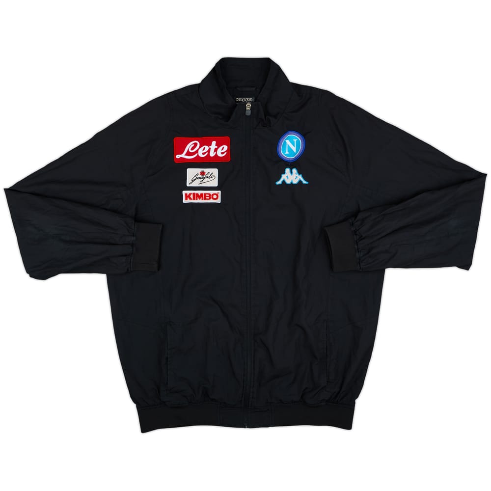 2016-17 Napoli Kappa Track Jacket - 8/10 - (XXL)