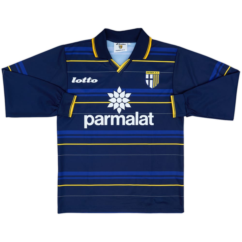 1998-99 Parma Third L/S Shirt - 9/10 - (XL.Boys)