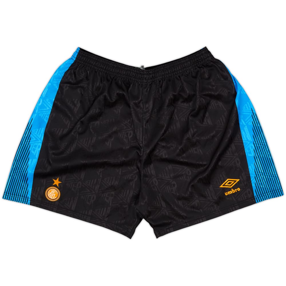 1991-93 Inter Milan Home Shorts - 8/10 - (M)