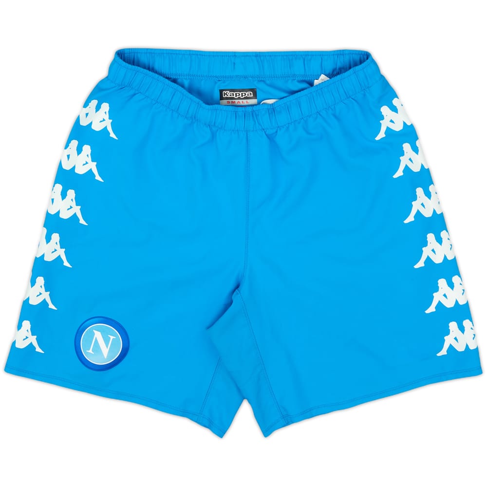 2020-21 Napoli Home Shorts - 7/10 - (S)