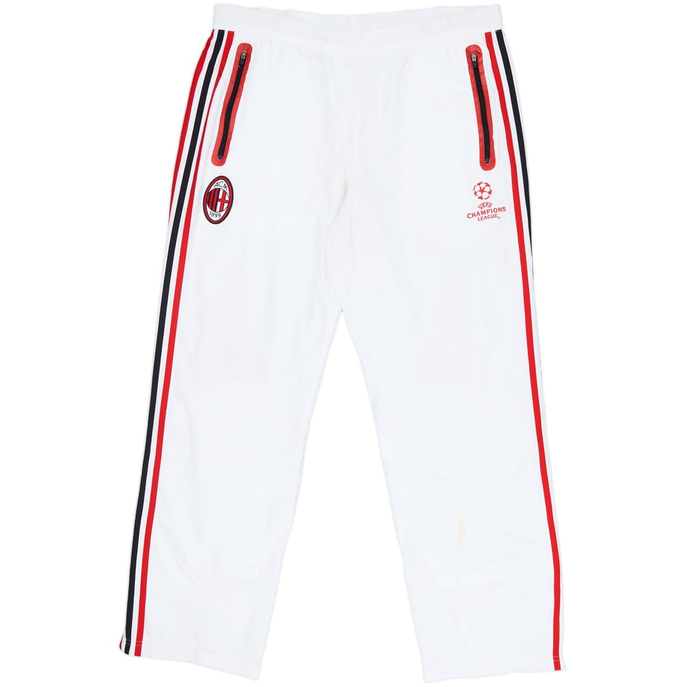 2010-11 AC Milan CL adidas Track Pants/Bottoms - 6/10 - (L/XL)