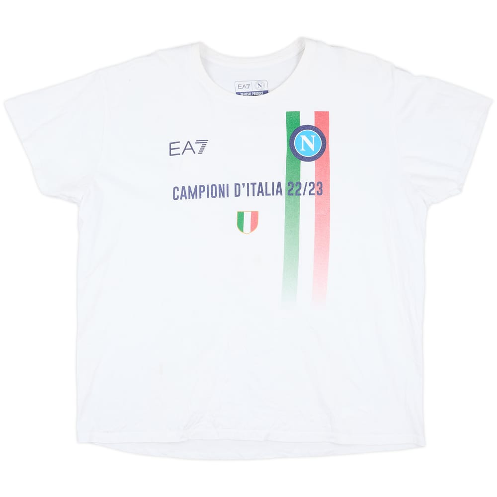 2023 Napoli EA7 Tee - 7/10 - (3XL)