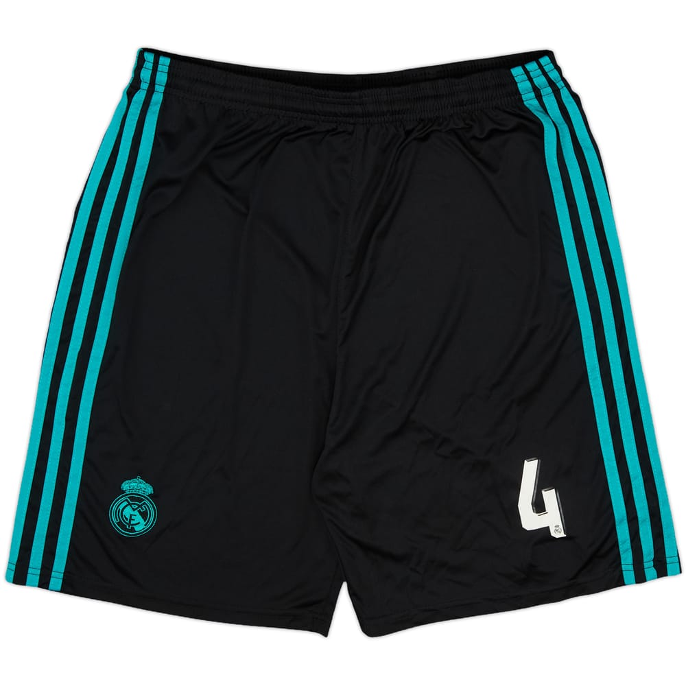 2017-18 Real Madrid Away Shorts #4 - 5/10 - (XL)
