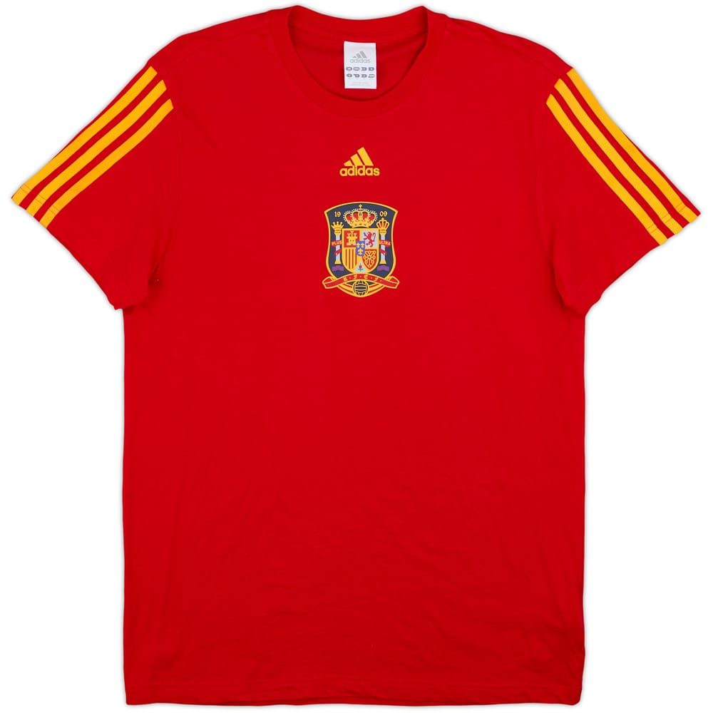 2010-11 Spain adidas Cotton Tee - 10/10 - (M)