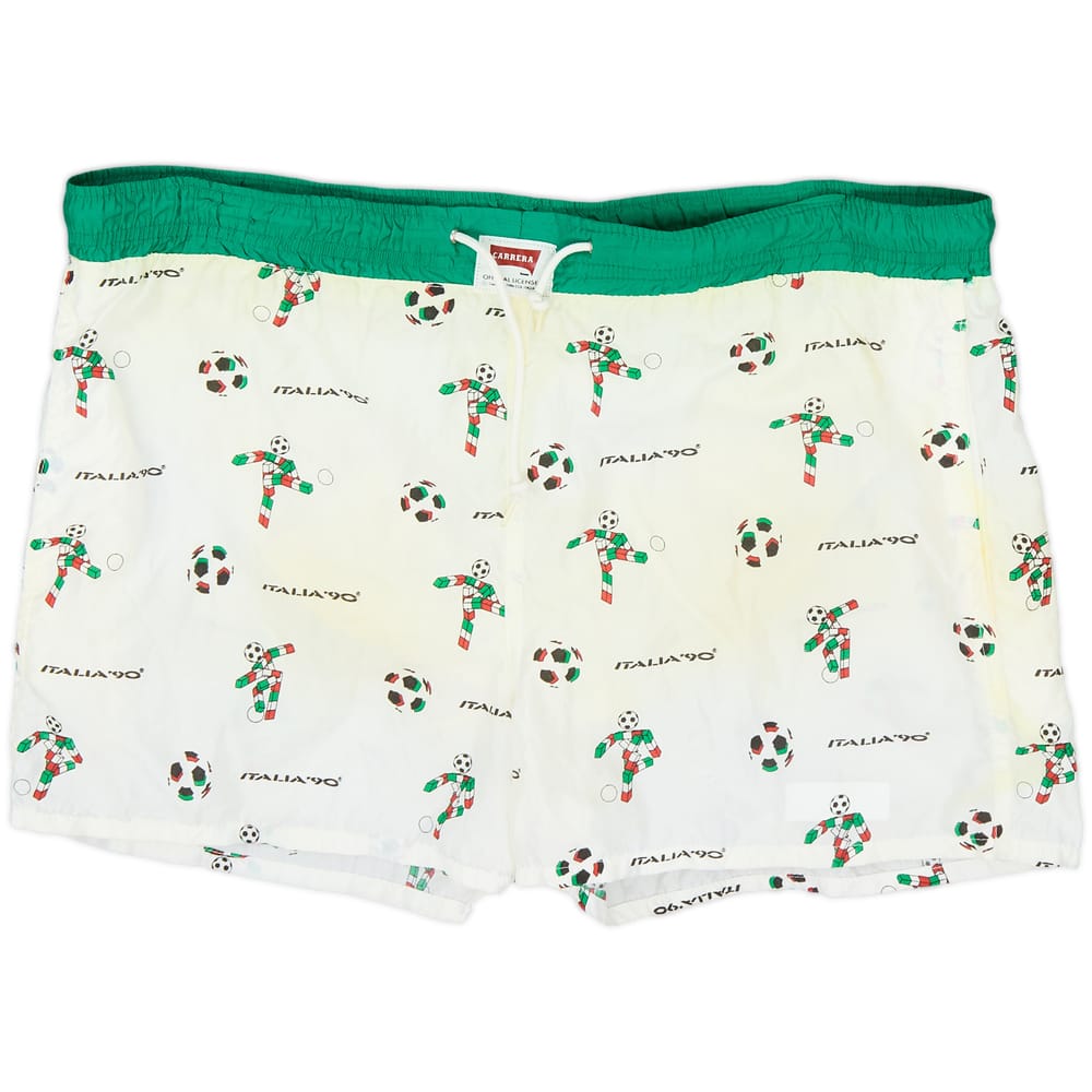 1990 Italia '90 Carrera Leisure Shorts - 5/10 - (M)