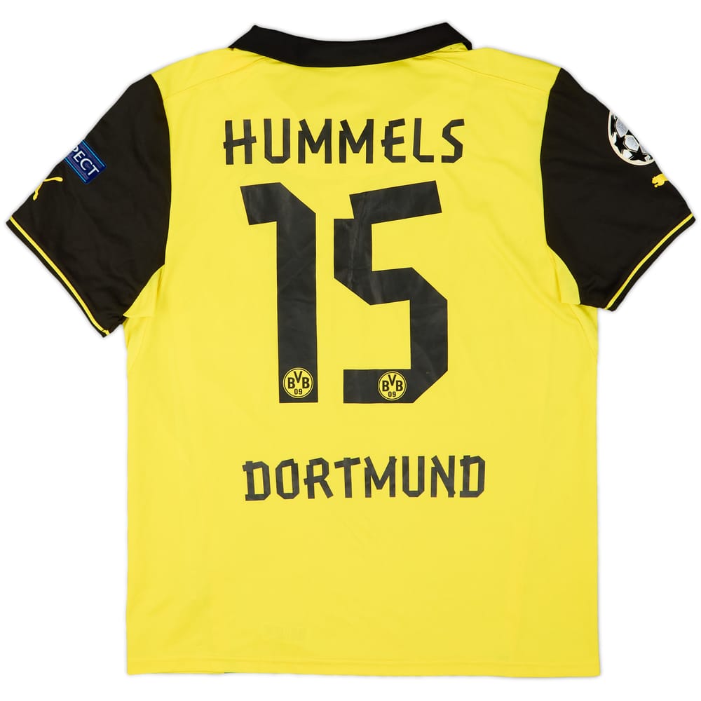2013-14 Dortmund CL Home Shirt Hummels #15 - 5/10 - (M)