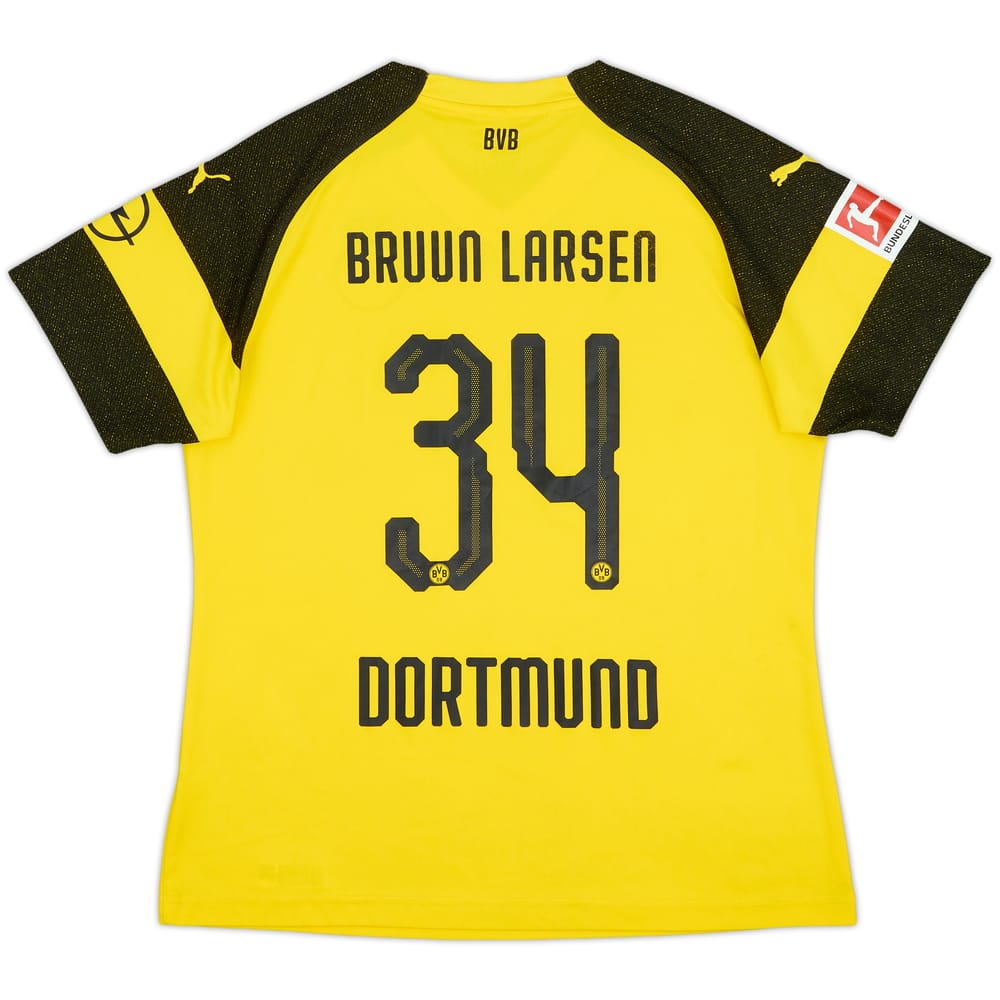 2018-19 Borussia Dortmund Home Shirt Bruun Larsen #34 - 8/10 - (Women's L)