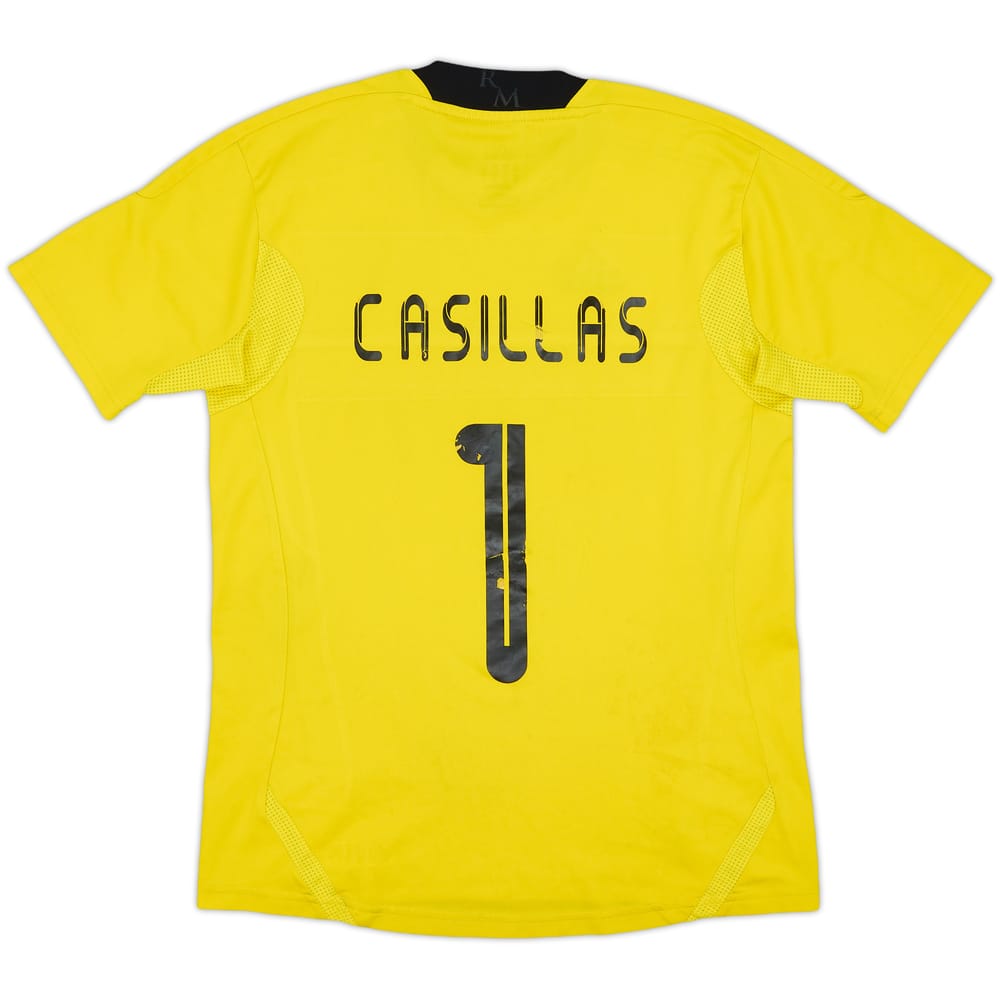 2011-12 Real Madrid GK S/S Shirt Casillas #1 - 6/10 - (L.Boys)