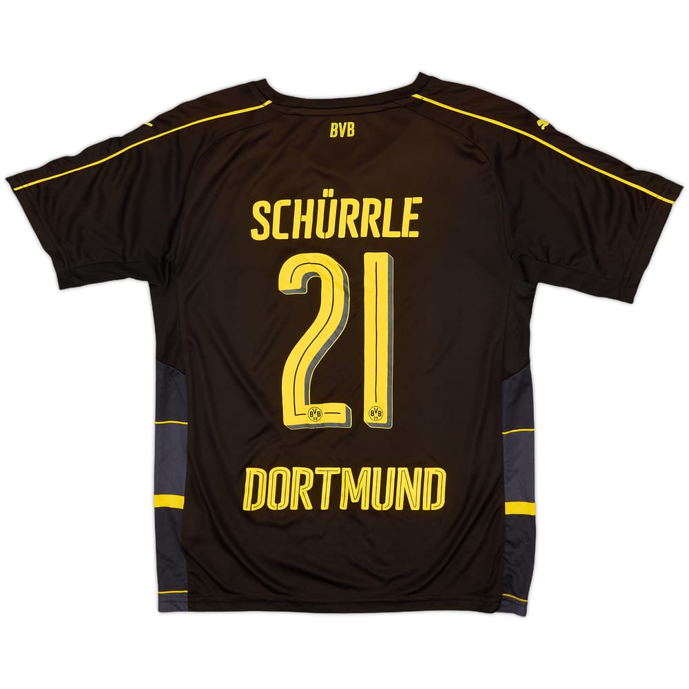 2016-17 Borussia Dortmund Away Shirt Schurrle #21 - 7/10 - (M.Boys)