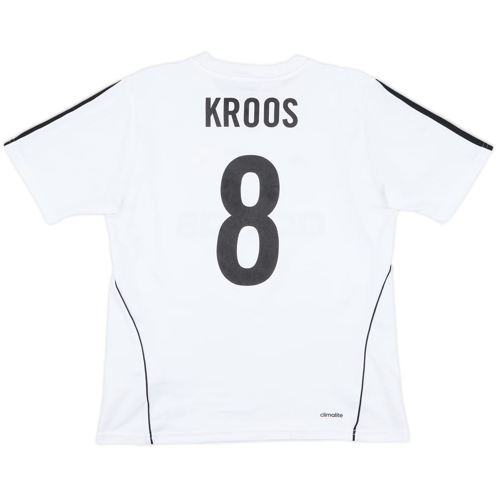2015-16 Real Madrid adidas 'Foundation' Training Shirt Kroos #8 - 5/10 - (L.Boys)