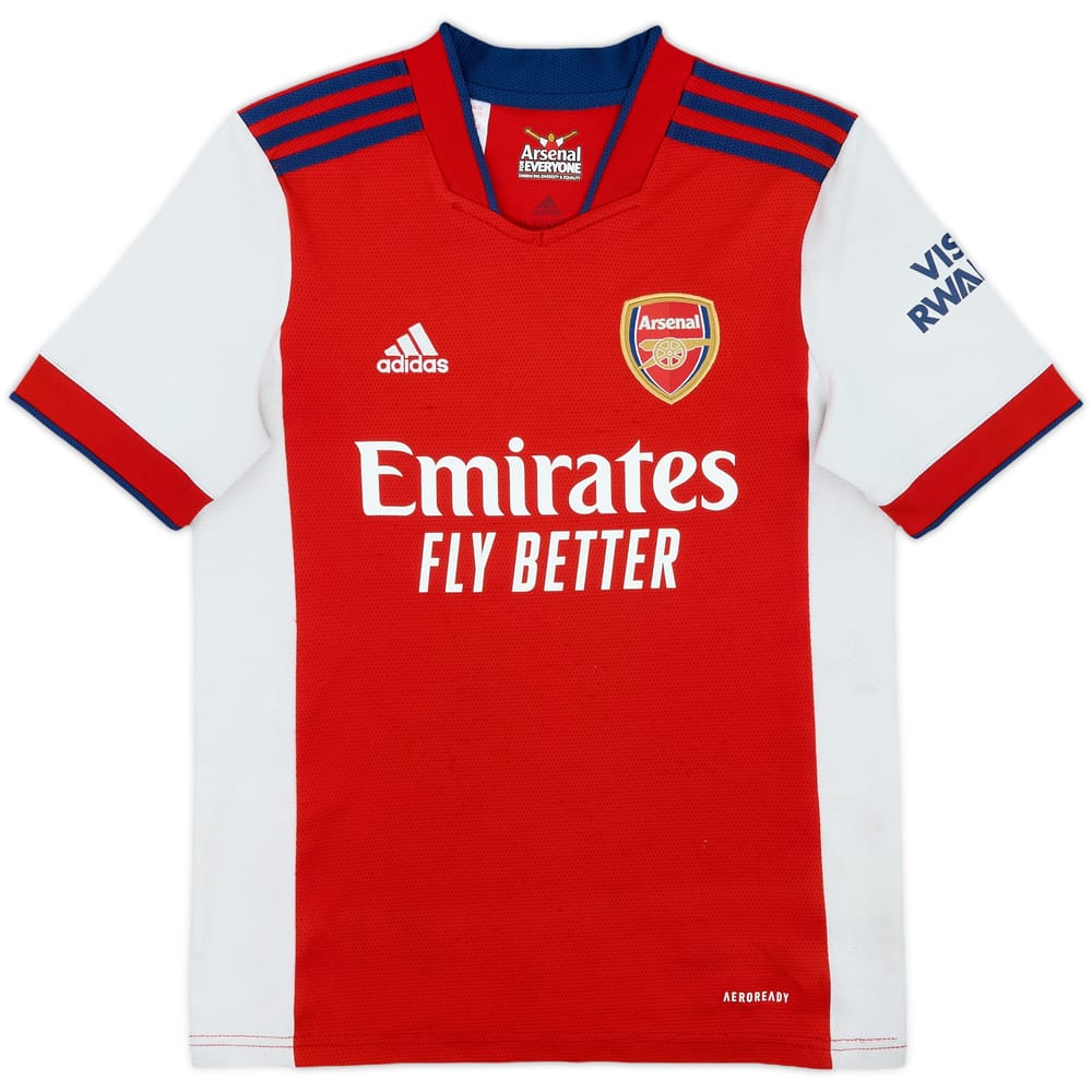 2021-22 Arsenal Home Shirt - 5/10 - (M.Boys)