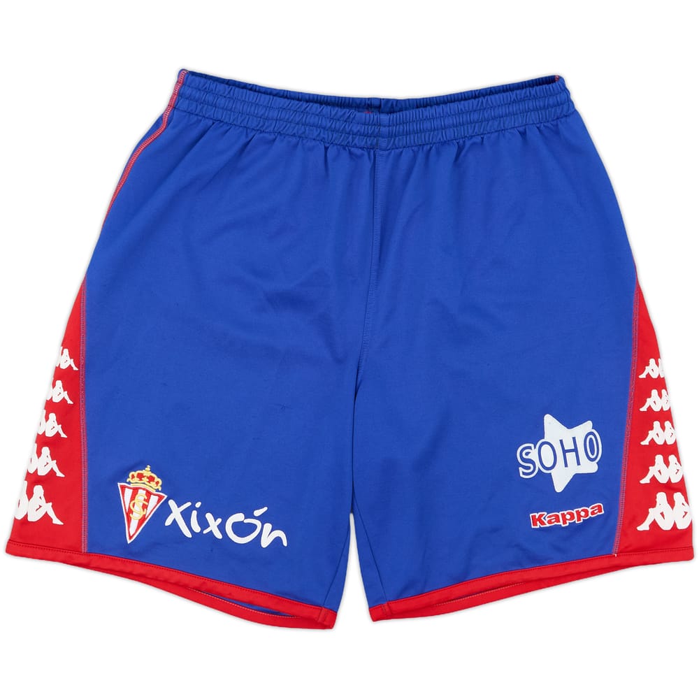 2011-12 Sporting Gijon Home Shorts - 6/10 - (M)