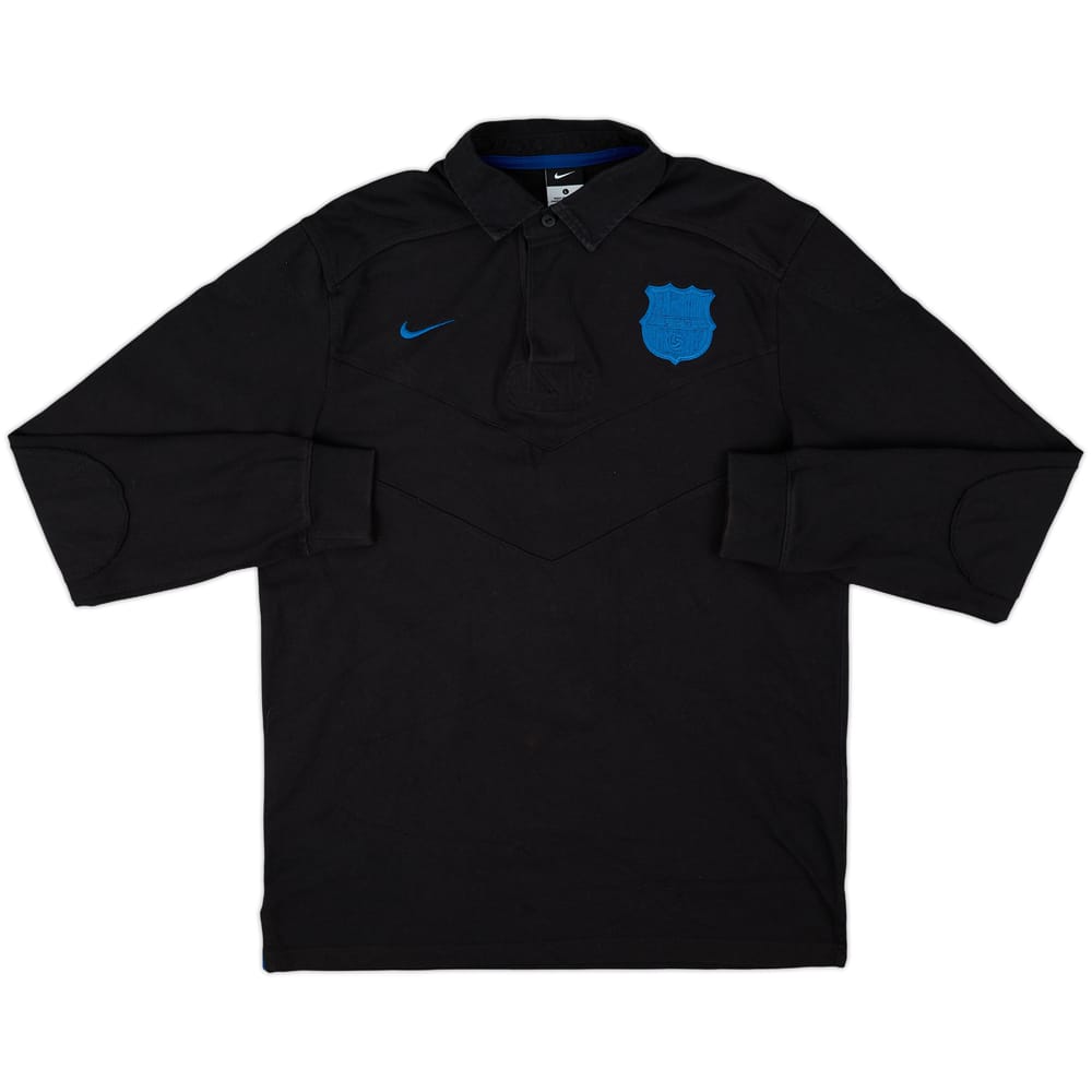2011-12 Barcelona Nike Polo Sweat Top - 8/10 - (L)
