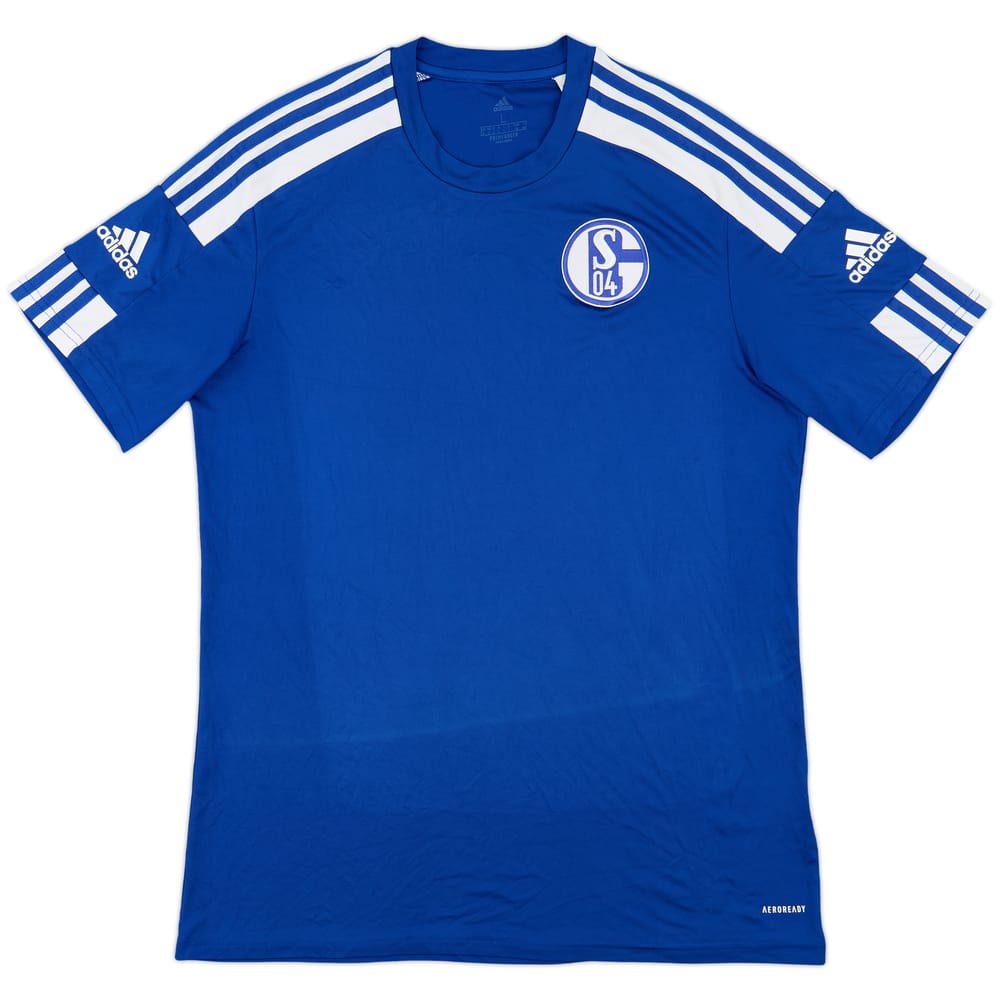 2021-22 Schalke adidas Training Shirt - 10/10 - (L)