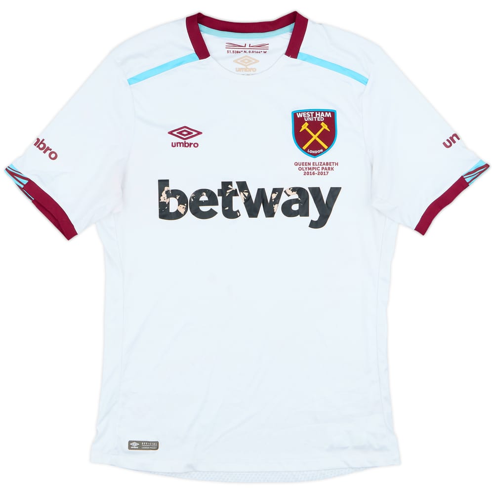 2016-17 West Ham Away Shirt - 4/10 - (M)